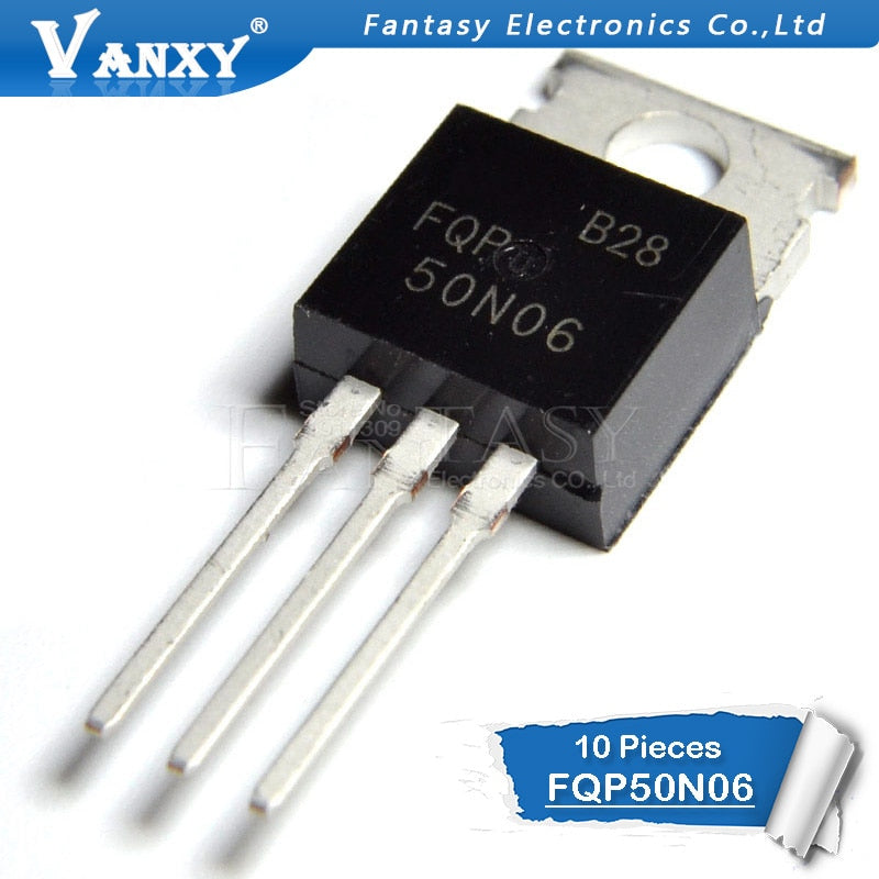 10PCS FQP50N06 TO220 50N06 TO-220