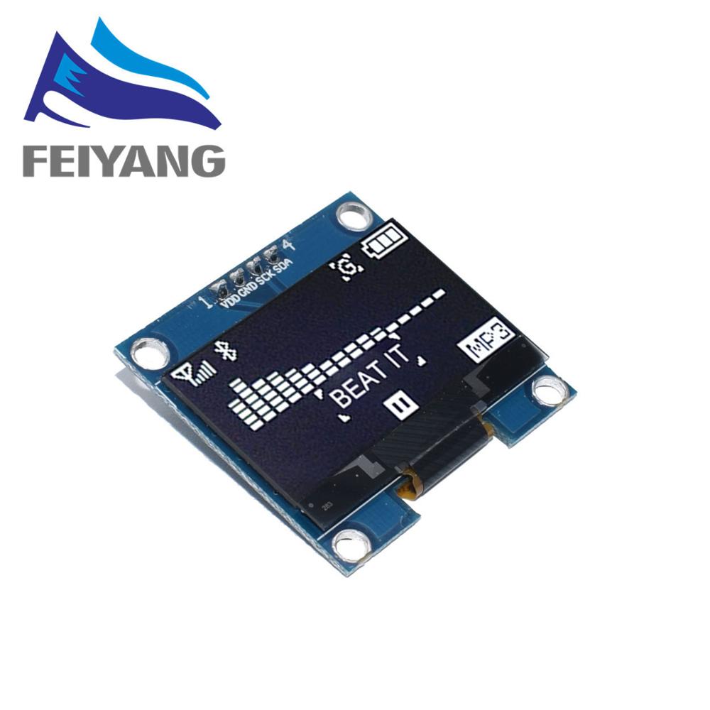 1pcs 1.3 inch OLED module white/blue SPI/IIC I2C Communicate color 128X64 1.3 inch OLED LCD LED Display Module 1.3" OLED module