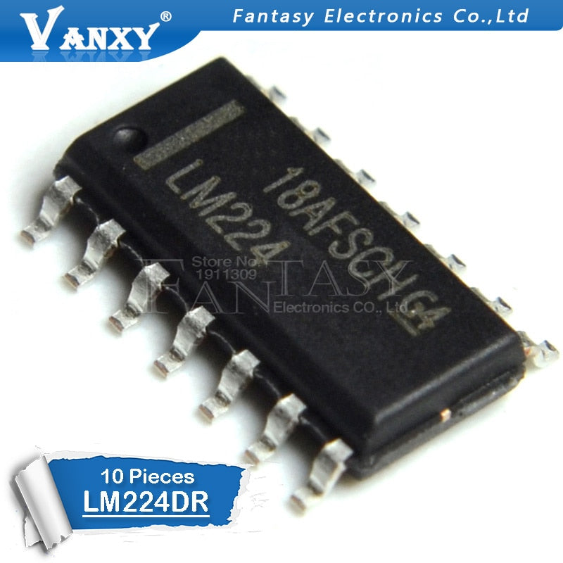 10pcs LM224DR SOP-14 LM224 SOP14 LM224D 224DR SOP