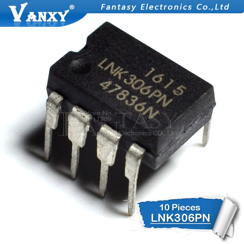 10PCS LNK306PN DIP7 LNK306P DIP LNK306 DIP-7 306PN new and original IC