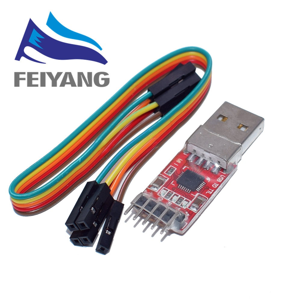 1pcs CP2102 module USB to TTL serial UART STC download cable PL2303 Super Brush line upgrade