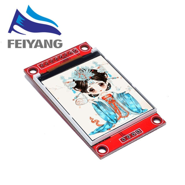 1.8 inch TFT LCD Module LCD Screen Module SPI serial 51 drivers 4 IO driver TFT Resolution 128*160 For Arduino