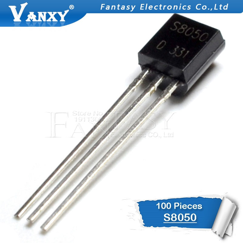 100PCS S8050 TO-92 8050 TO92 new triode transistor