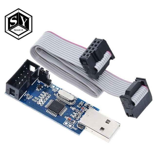 1PCS Great IT USBASP USBISP AVR Programmer USB ISP USB ASP ATMEGA8 ATMEGA128 Support Win7 64