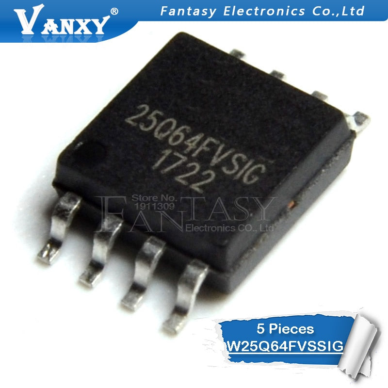 5PCS W25Q64FVSSIG SOP8 W25Q64 SOP 25Q64FVSSIG 25Q64FVSIG W25Q64FVSIG SOP-8 25Q64 SMD new and original