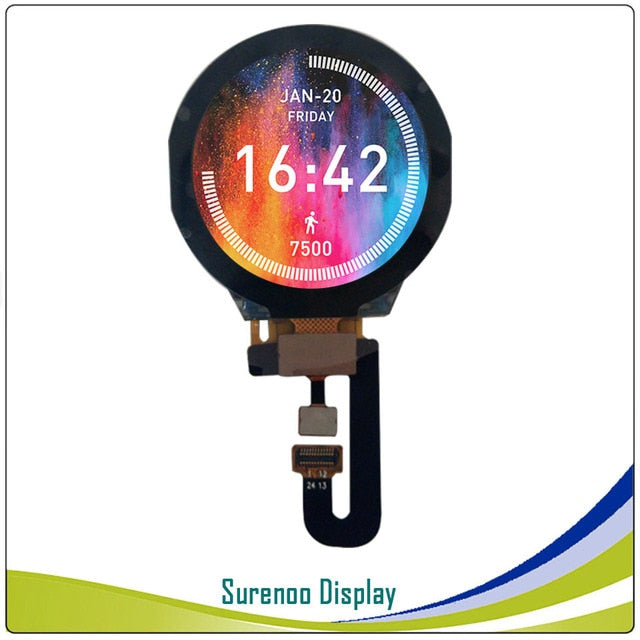 1.3 Inch Round Circle Circular 240X240 IPS Serial ST7789V TFT LCD Display Module Screen with Capacitive Touch Panel