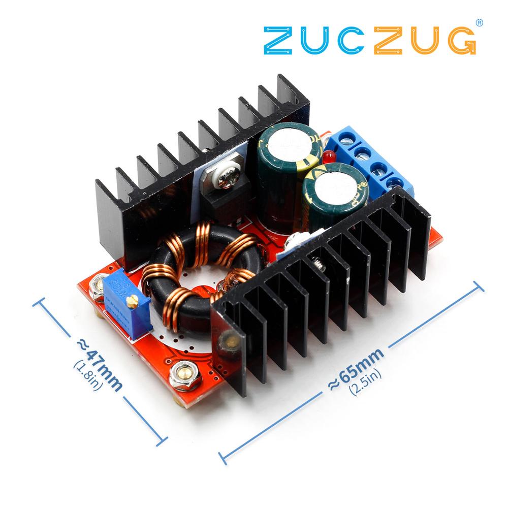 150W Boost Converter DC to DC 10-32V to 12-35V Step Up Voltage Charger Module