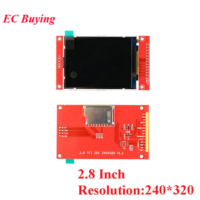 1.44/1.8/2.0/2.2/2.4/2.8 Inch TFT Color Screen LCD Display Module Drive ST7735 ILI9225 ILI9341 Interface SPI 128*128 240*320