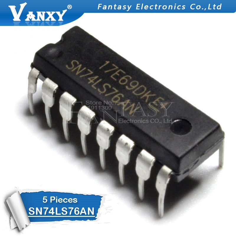 5PCS SN74LS76N DIP16 74LS76 DIP HD74LS76AP DIP-16 HD74LS76P SN74LS76AN new original