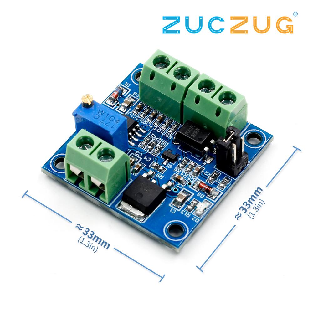 PWM to Voltage Converter Module 0%-100% to 0-10V for PLC MCU Digital to Analog Signal PWM Adjustabl Converter Power Module