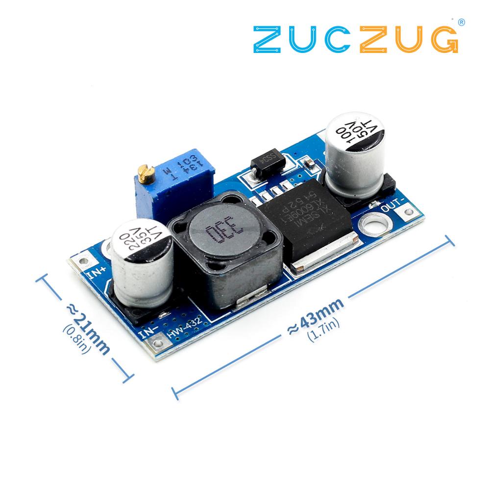 DC-DC Adjustable Step-up boost Power Converter Module XL6009 Replace LM2577
