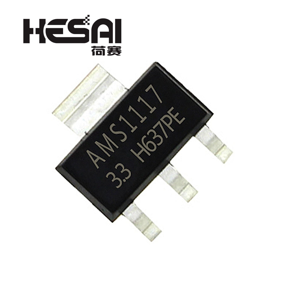 10Pcs Original AMS1117-3.3 AMS1117-3.3V AMS1117 LM1117 1117 Voltage Regulator