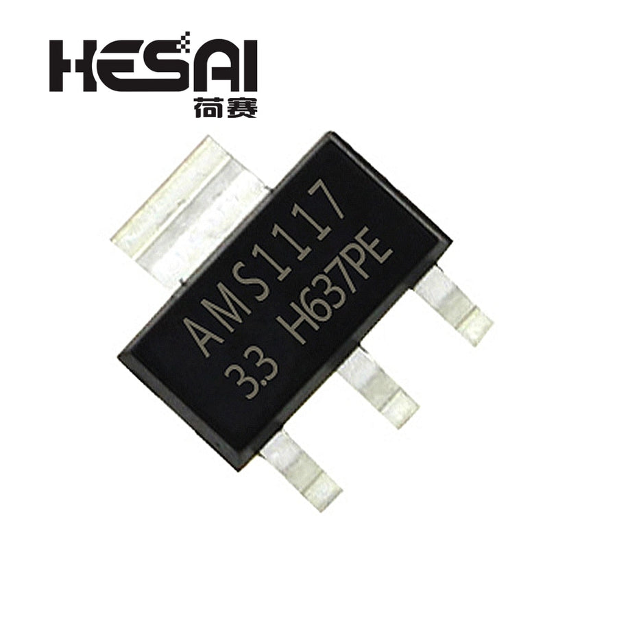 10Pcs Original AMS1117-3.3 AMS1117-3.3V AMS1117 LM1117 1117 Voltage Regulator