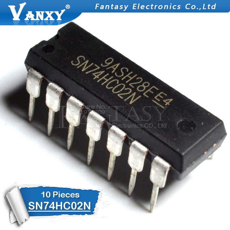 10PCS SN74HC02N SN74HC08N 74HC132 SN74HC32 74HC86 74HCT04 74HC14 74HCT00 74HCT02 SN74HC02N DIP-14