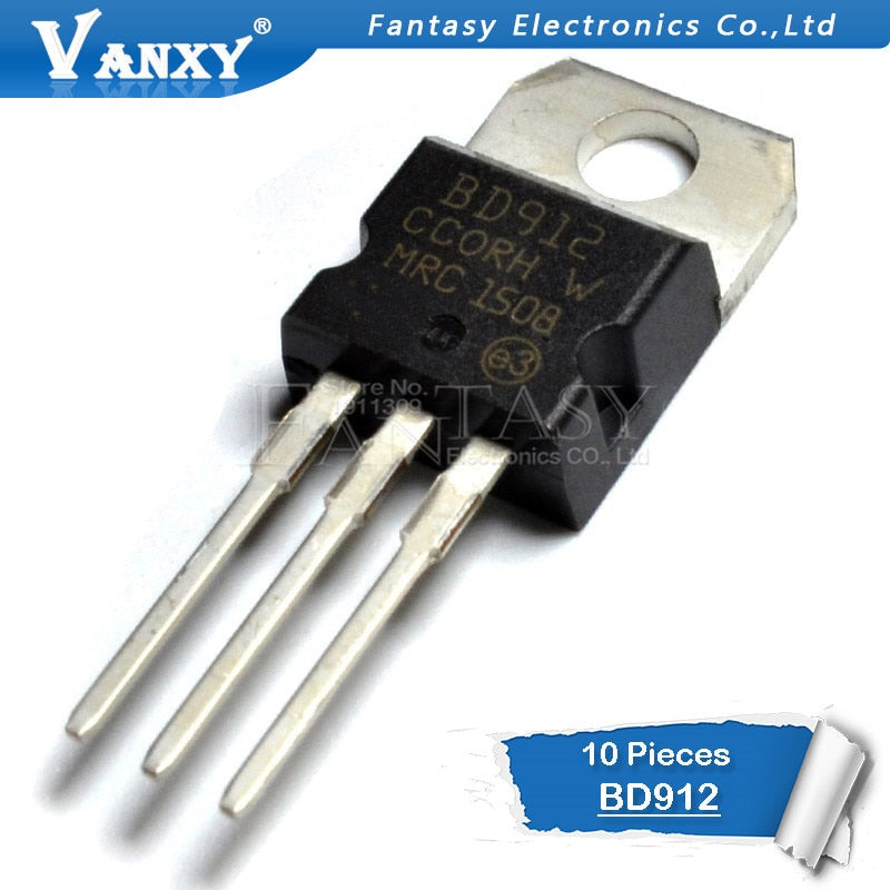 10pcs BD912 100V 15A TO-220  TO220 Darlington transistor new original