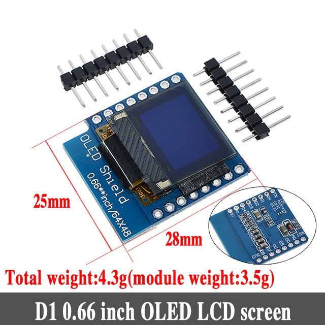 D1 Mini ESP8266 ESP-12 ESP-12F CH340G CH340 V2 USB WeMos WIFI Development Board D1 Mini NodeMCU Lua IOT Board 3.3V With Pins