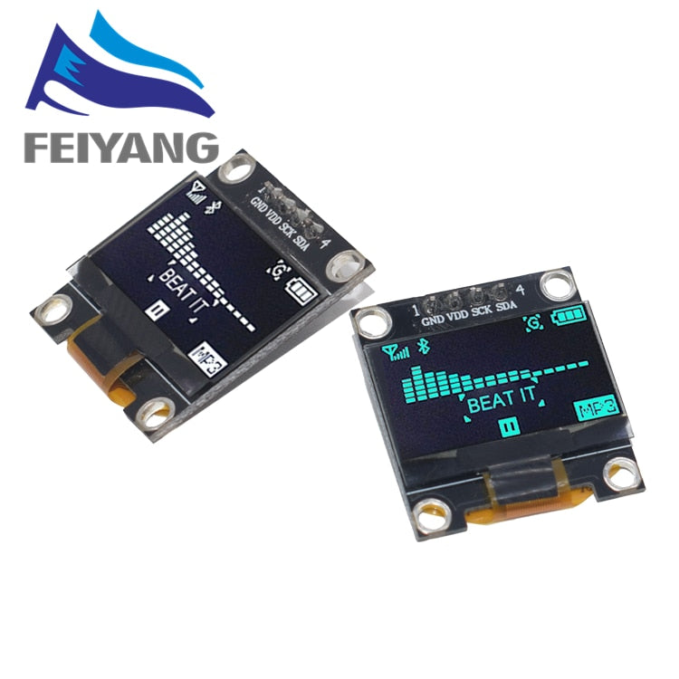 New product 0.96 inch OLED IIC White/YELLOW BLUE/BLUE 12864 OLED Display Module I2C SSD1306 LCD Screen Board for Arduino