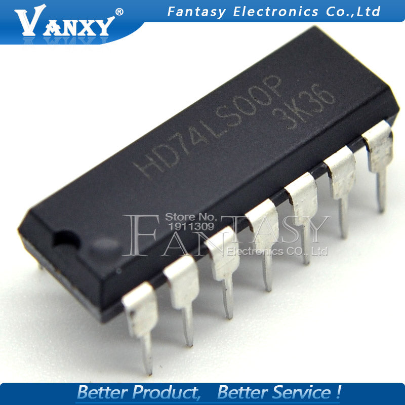 10PCS HD74LS00P DIP14 HD74LS00 DIP SN74LS00N 74LS00 SN74LS00 DIP-14 new and original IC