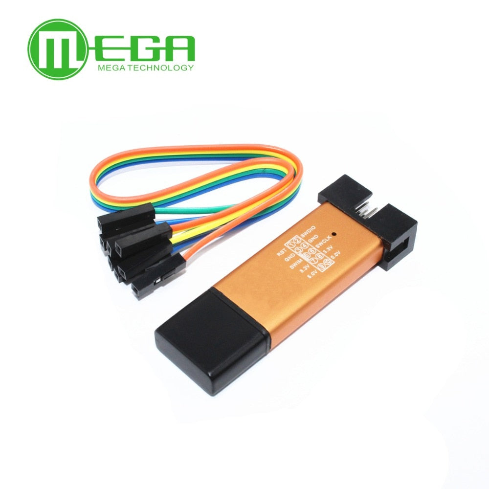 ST-Link V2 stlink mini STM8STM32 STLINK simulator download programming With Cover