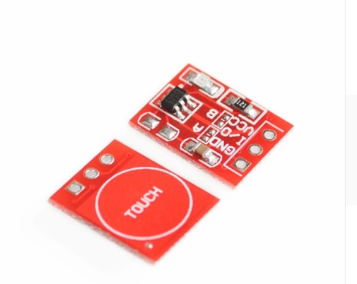 10PCS/LOT NEW TTP223 Touch button Module Capacitor type Single Channel Self Locking Touch switch sensor