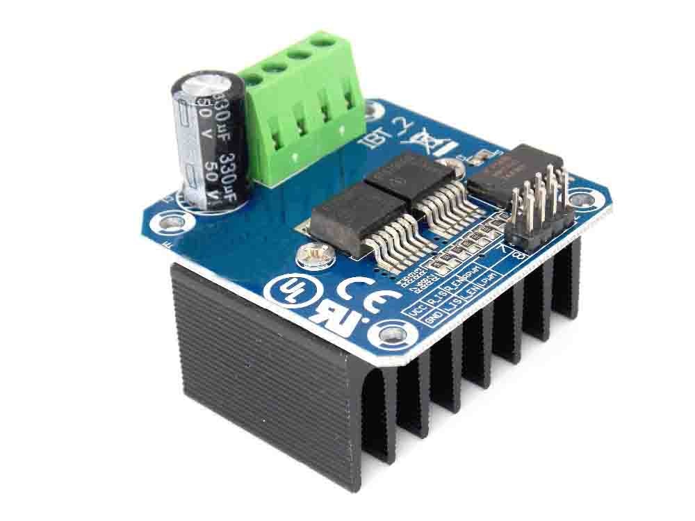 Double BTS7960 43A H-bridge High-power Motor Driver module/smart car/