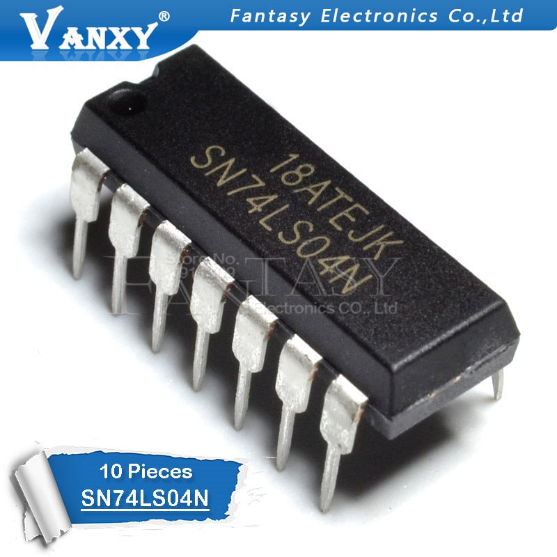 10PCS SN74LS04N DIP14 SN74LS04 DIP 74LS04N 74LS04 DIP-14 HD74LS04P new and original IC