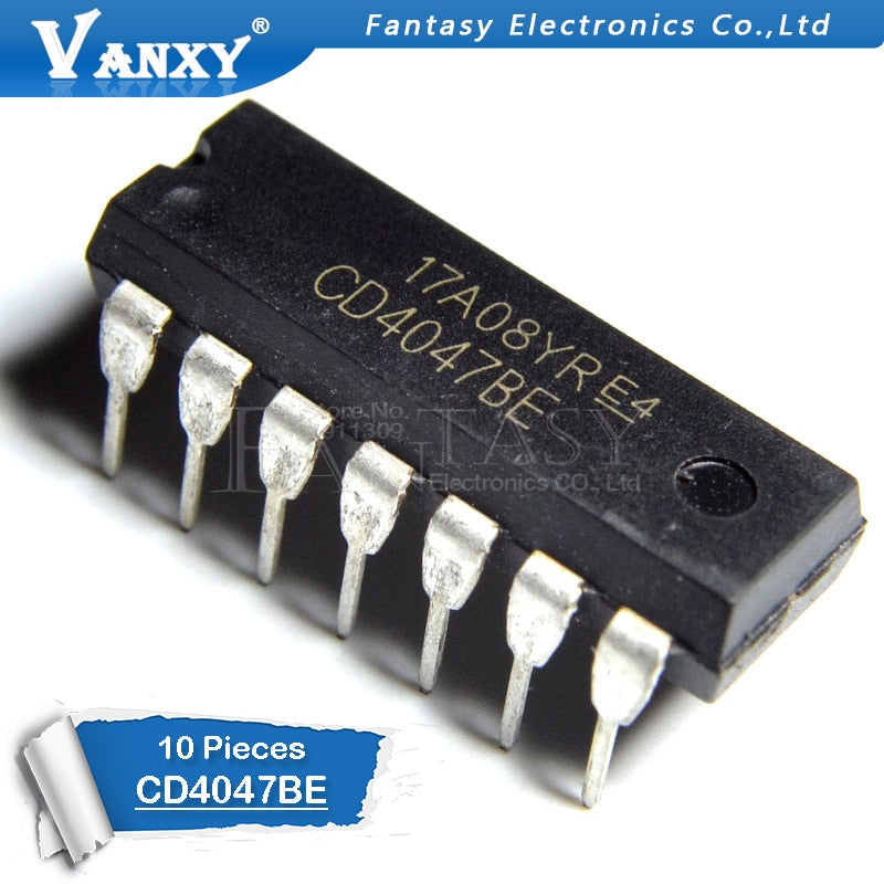 10PCS CD4047BE DIP14 CD4047 DIP 4047BE new and  original IC